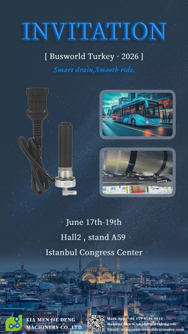 Встречайте Xiamen Jiedeng Machinery на выставке Busworld Turkey 2026!